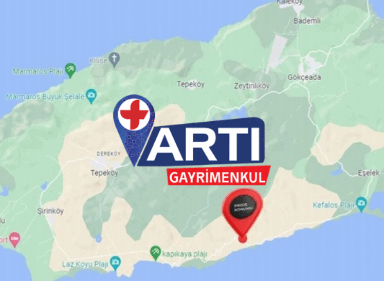 ARTI GAYRİMENKUL'DEN GÖKÇEADA TURİZM İMAR PLANINDA 478 M2 HİSSE